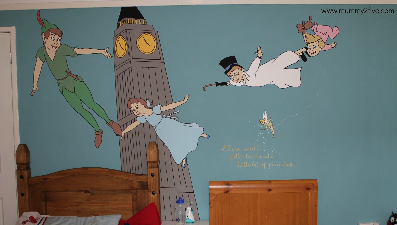 Chasing the Wild Things: Peter Pan wall mural