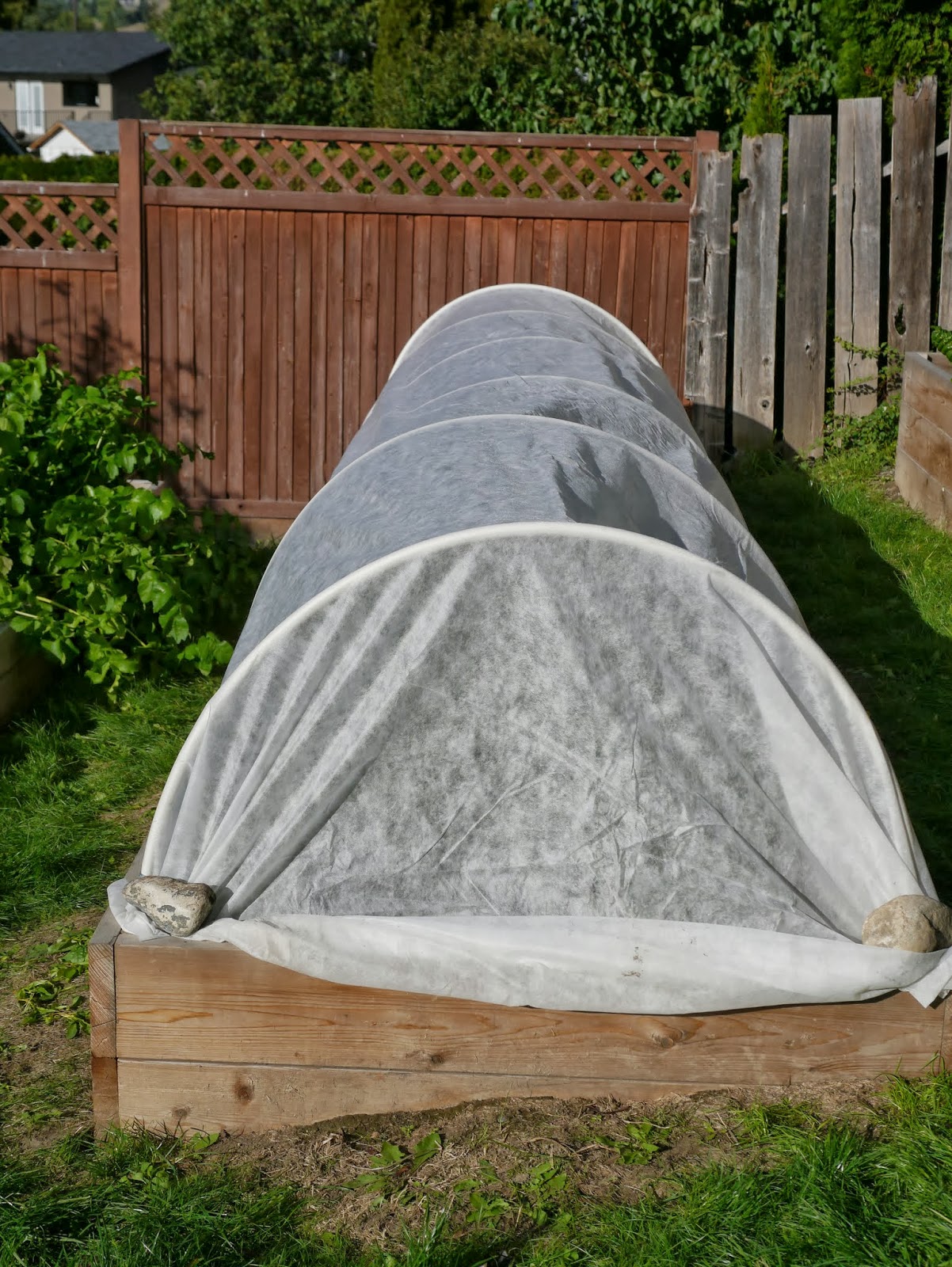 Building Hoop House for a Raised Garden Bed – Backwoods Mama