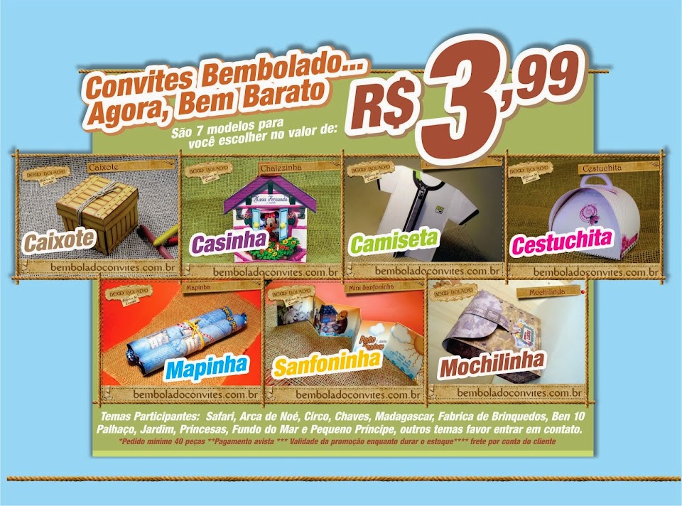 Bem Bolado Convites