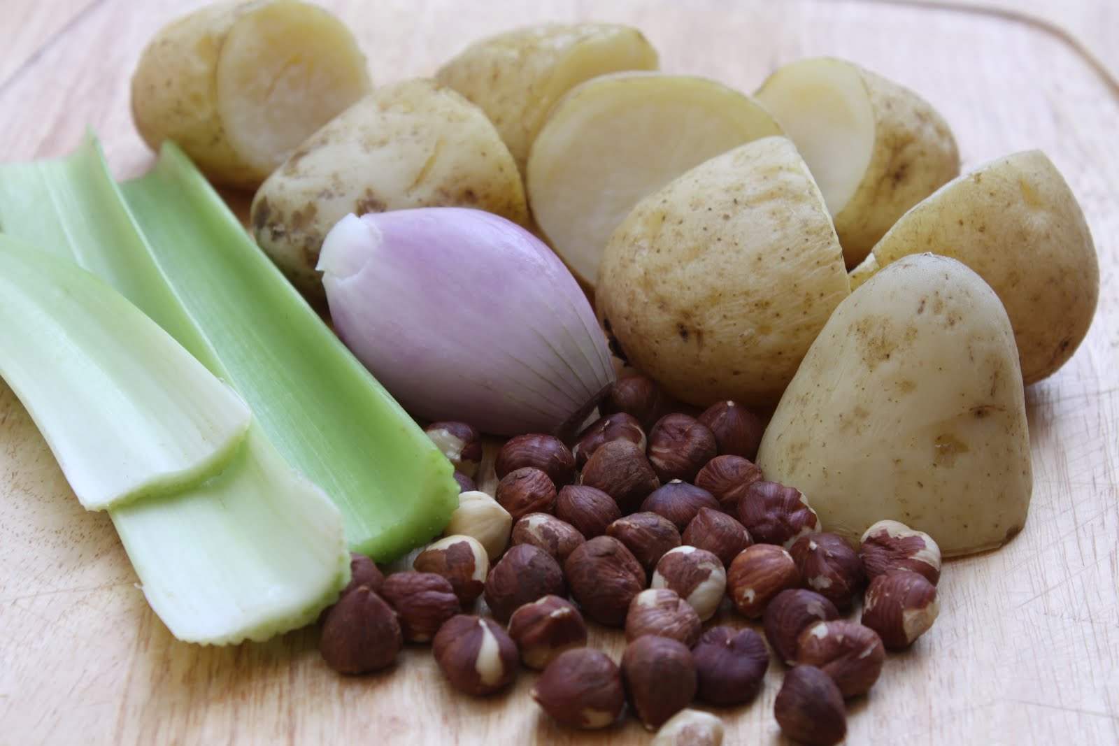 Pots and Frills Crunchy Potato Salad with Nuts