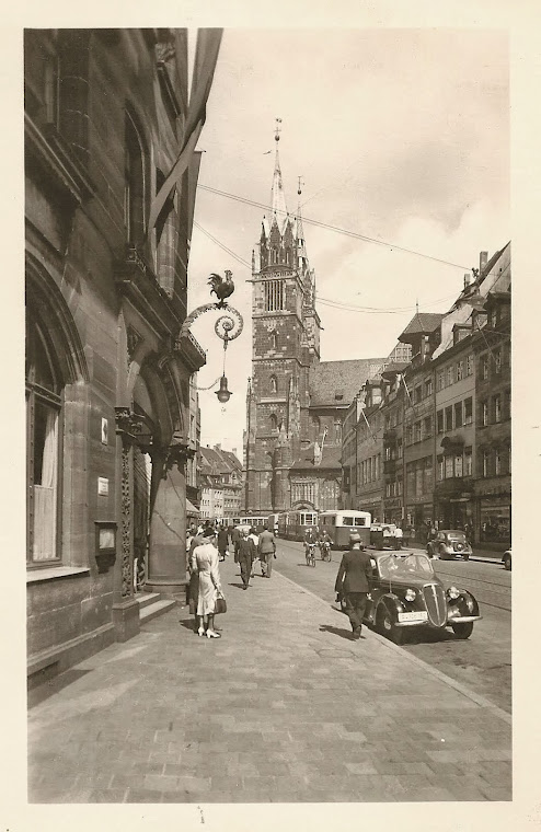 Königsstraße um 1939 mit Lorenzkirche