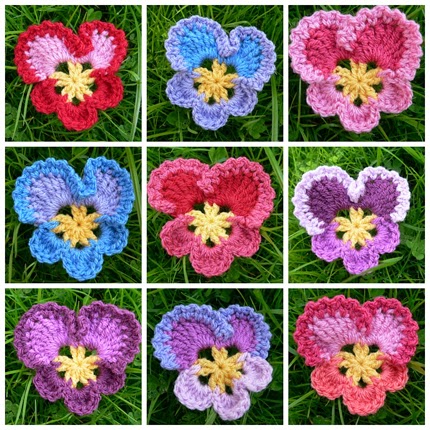Granny’s Crochet Pansy Granny’s Crochet Pansy