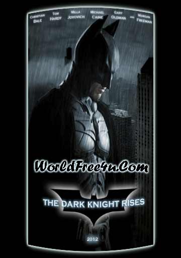Poster Of The Dark Knight Rises (2012) In Hindi English Dual Audio 300MB Compressed Small Size Pc Movie Free Download Only At worldfree4u.com