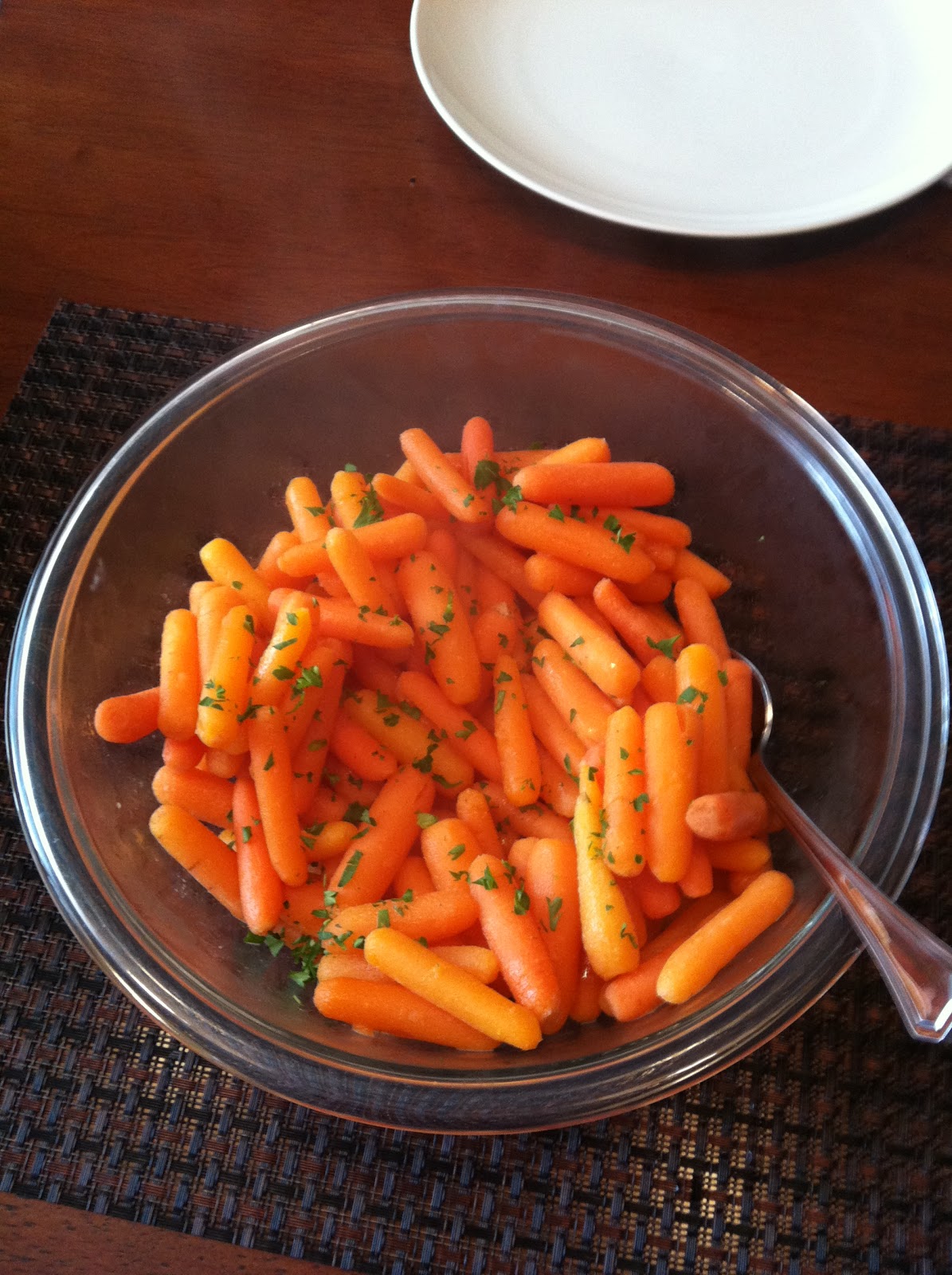 Serves4 Honey Glazed Carrots