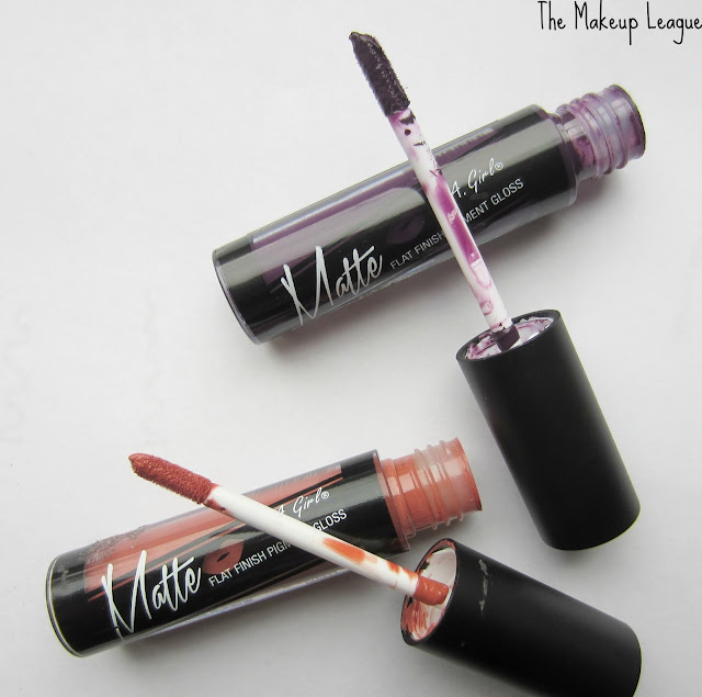 la girl matte flat finish gloss fleur black currant review la girl matte flat finish gloss fleur black currant review