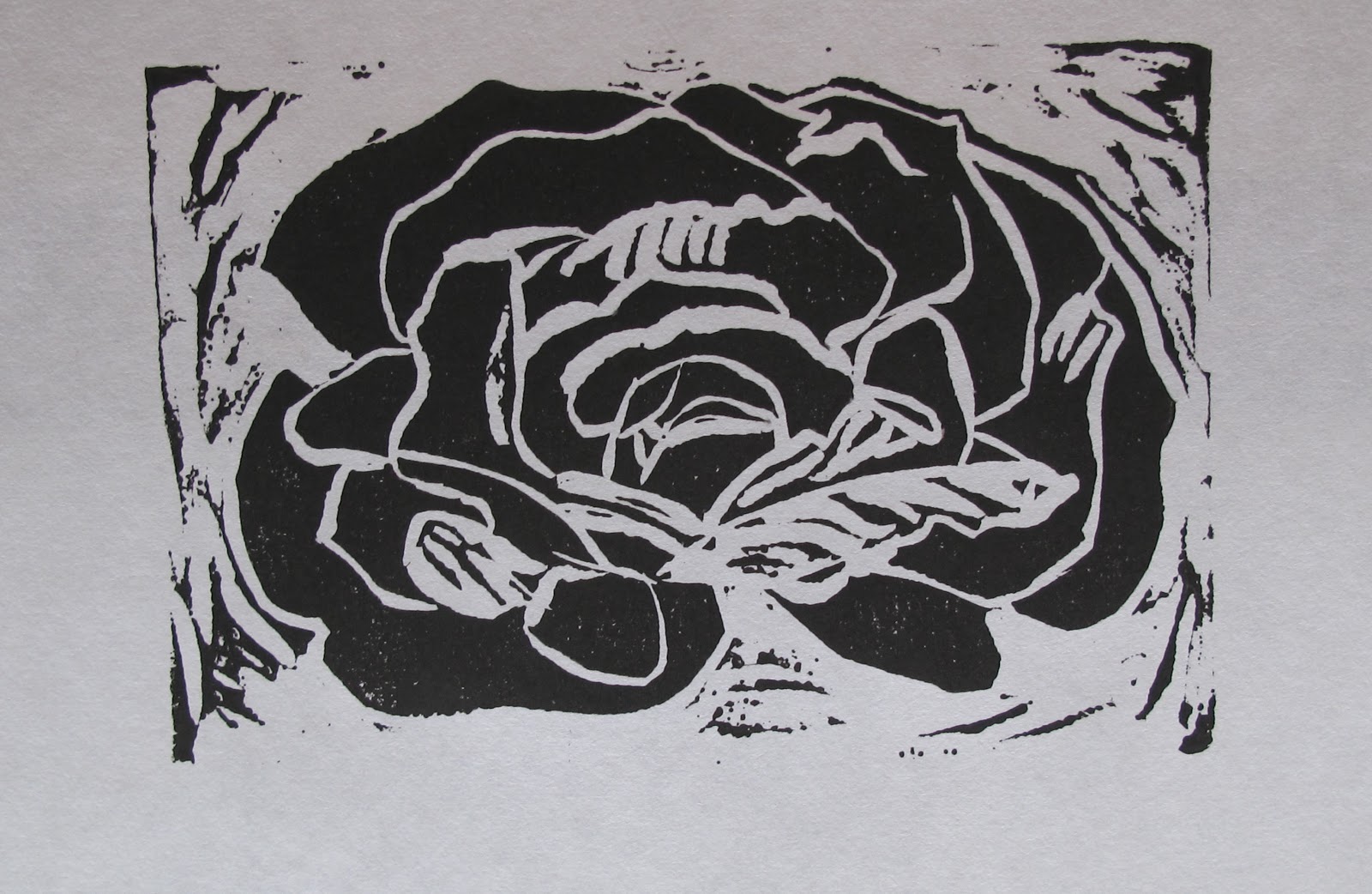 Rose Lino Cut I and II