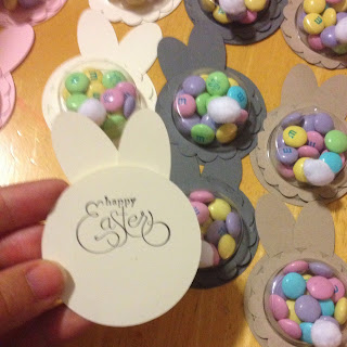 Punch Art Easter Bunnies Stampin Up Sweet Treat Cups