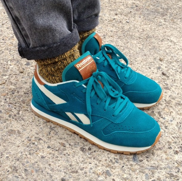 reebok classic purple suede