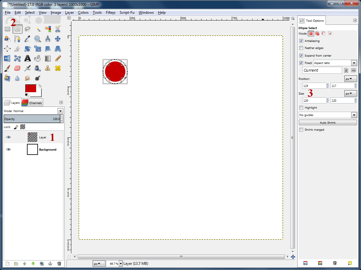 Clown Fish Cafe Alignment and Distribution of Graphic Elements in GIMP