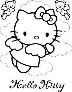 Halaman Mewarnai Hello Kitty Halaman Mewarnai Hello Kitty