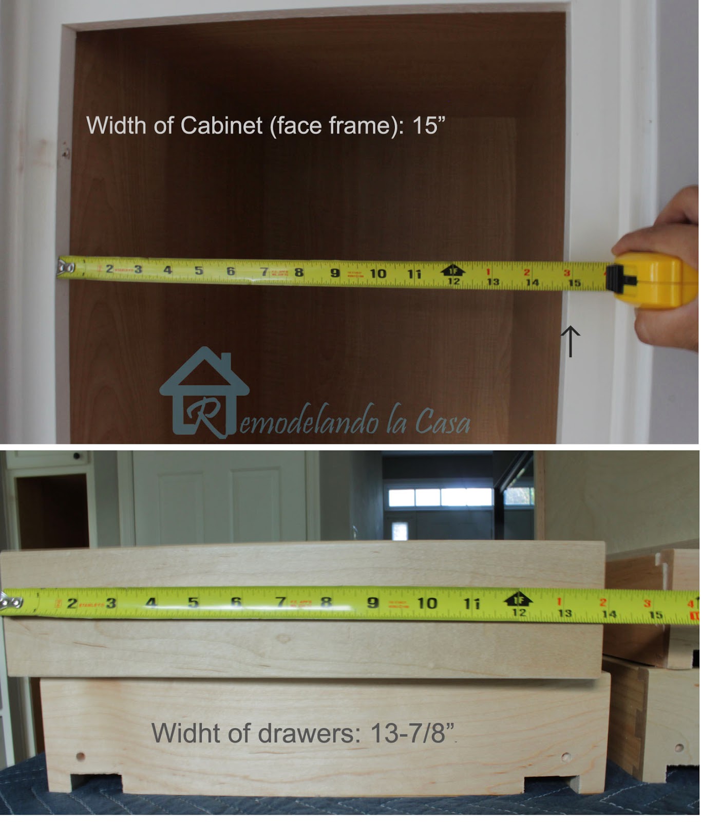 Remodelando la Casa Kitchen Organization Pull Out Shelves in Pantry