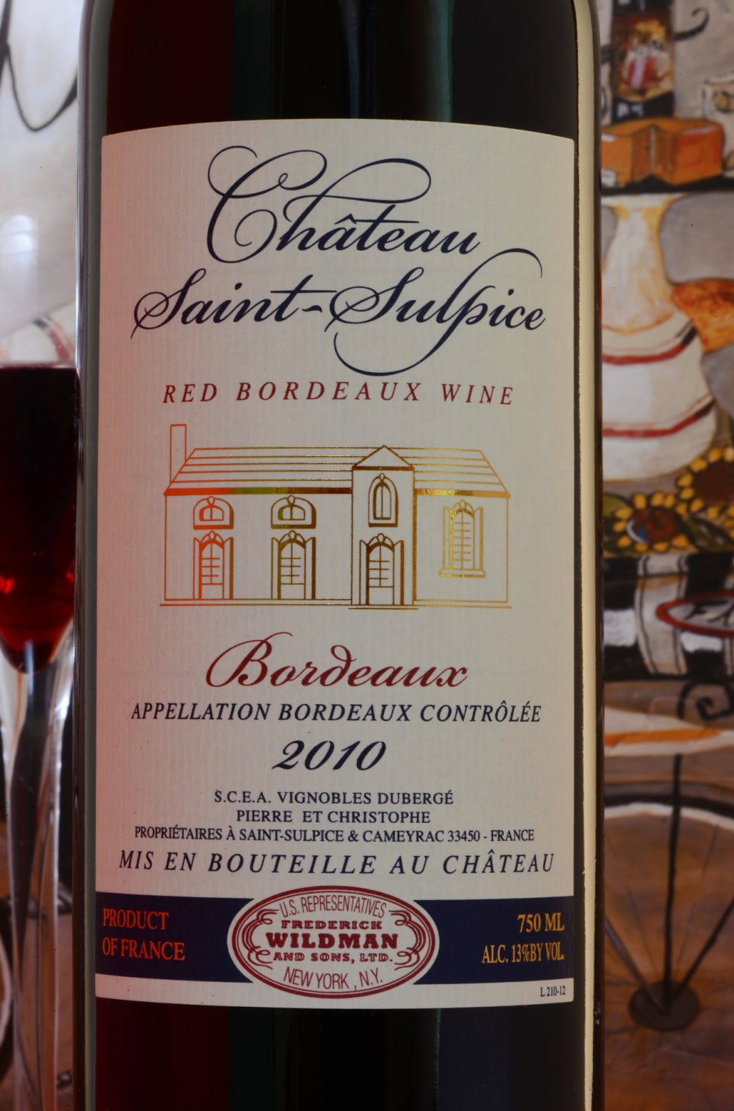 New Hampshire Wineman Château SaintSulpice 2010 Bordeaux