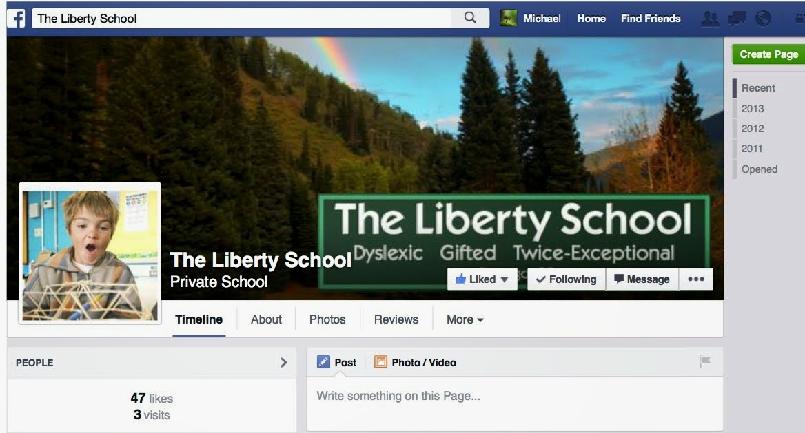 Liberty School Facebook