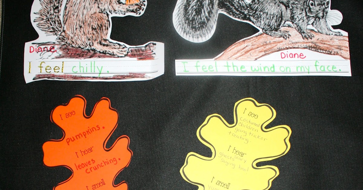 Classroom Freebies: 5 Senses Oak Tree Writing Prompts
