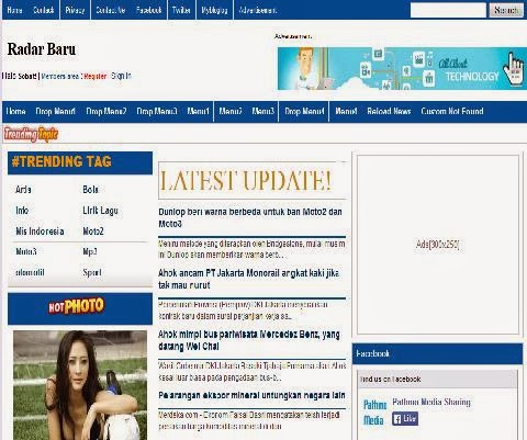 Radar News Blogger Template Radar News Blogger Template