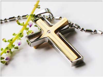 kalung salib spin cross gold necklace kode 714 kalung salib spin cross gold necklace kode 714