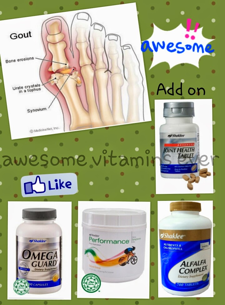 Jangan Ambil Enteng Dengan Masalah Gout set gout shaklee