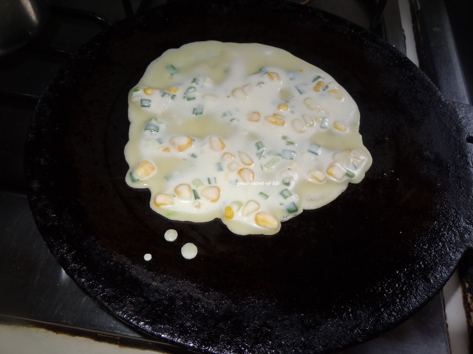 Korean Corn Pancake Greatsecretoflife