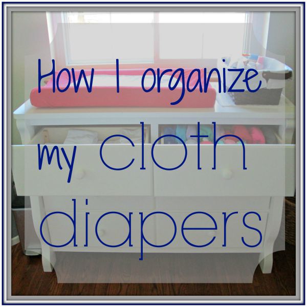 Laura's Plans How I Organize My Cloth Diapers