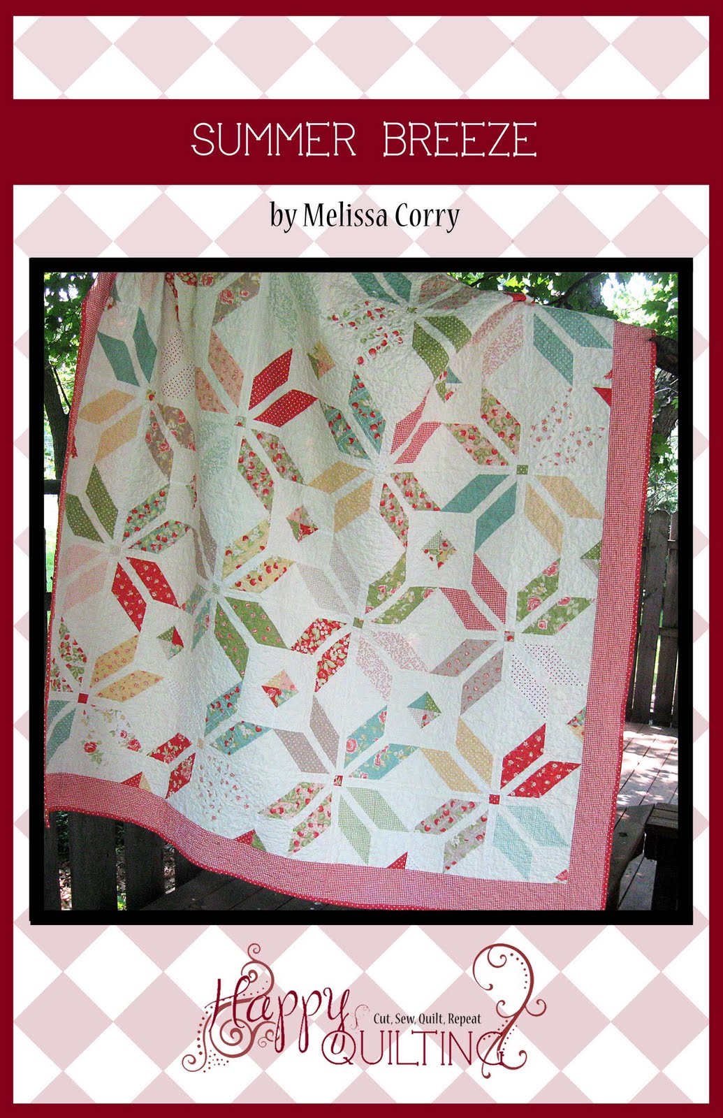Happy Quilting Summer Breeze My First Pattern!!!!!