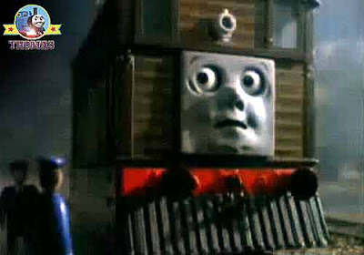 Toby tram engine don't believe Halloween fairy-tale a silly train Thomas and the ghost engine story!