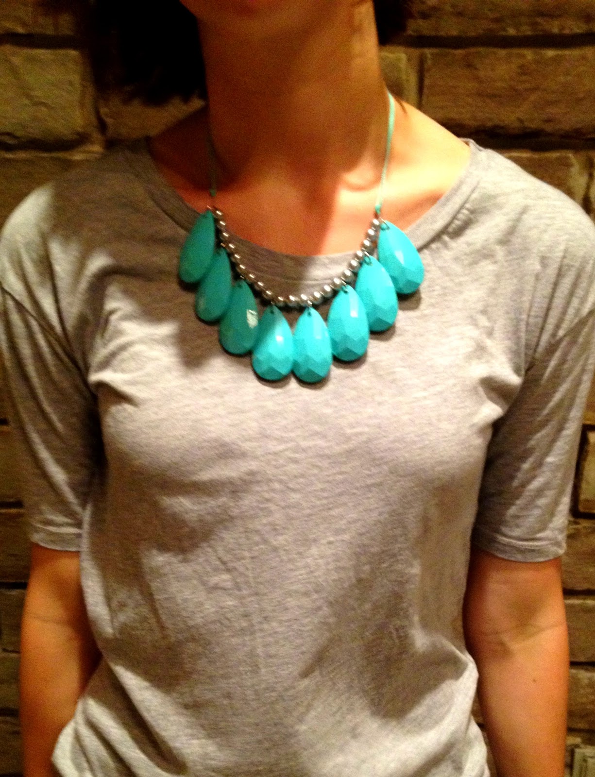 Teardrop Necklace DIY The Cream to My Coffee