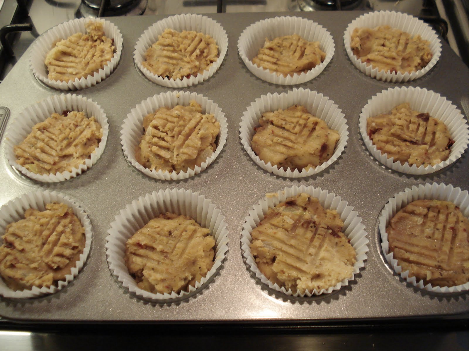 Gluten Free SCD and Veggie Sun Dried Tomato, Onion and Garlic Bread