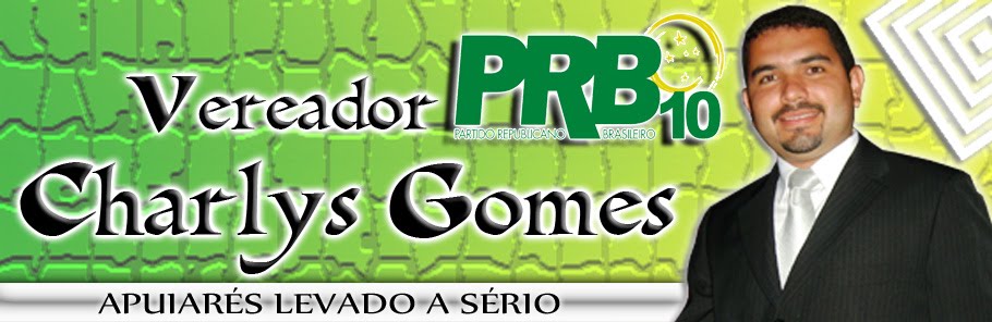 Vereador Charlys Gomes