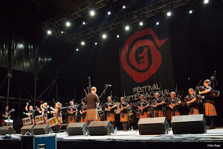 Oban Pipe Band. Festival Ortigueira 2012