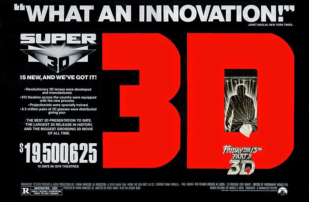 Paramount Ad Boasts 3D Innovation For 'Friday The 13th Part 3'