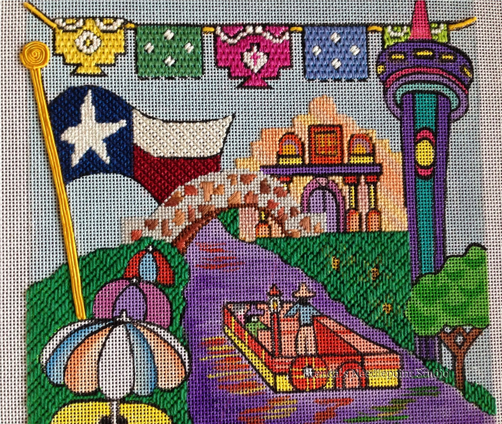 Brenda's Needlepoint Studio San Antonio Painted Canvas Updated 4/22/15