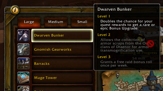 Garrison building slots