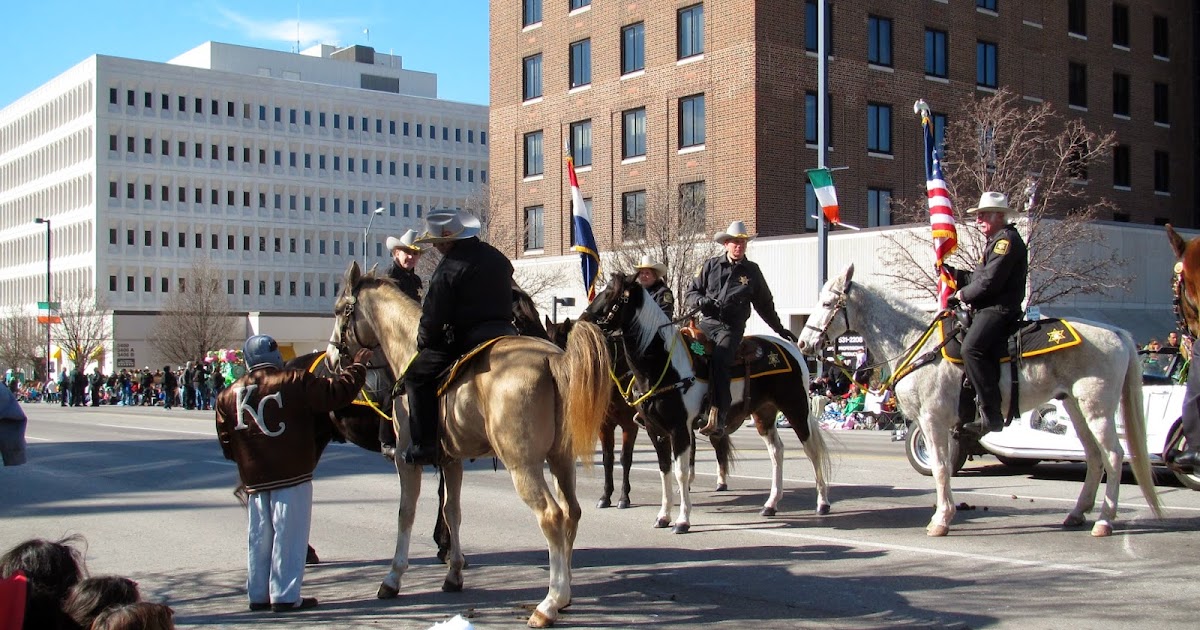 JUST ME Horse poop at the St. Patrick's Day parade