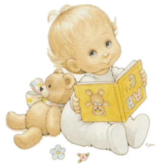 bebe leyendo bebes en imagenes animadas bebe aprendiendo a subir bebes ...