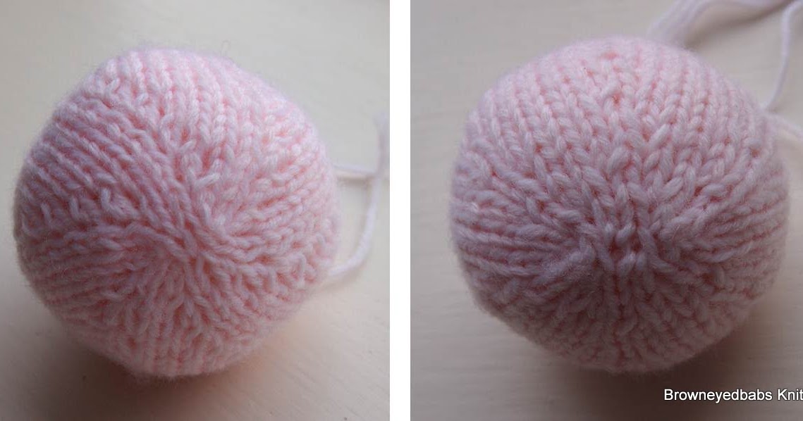 browneyedbabs knitting patterns: Knitting basic shapes - Sphere / Ball