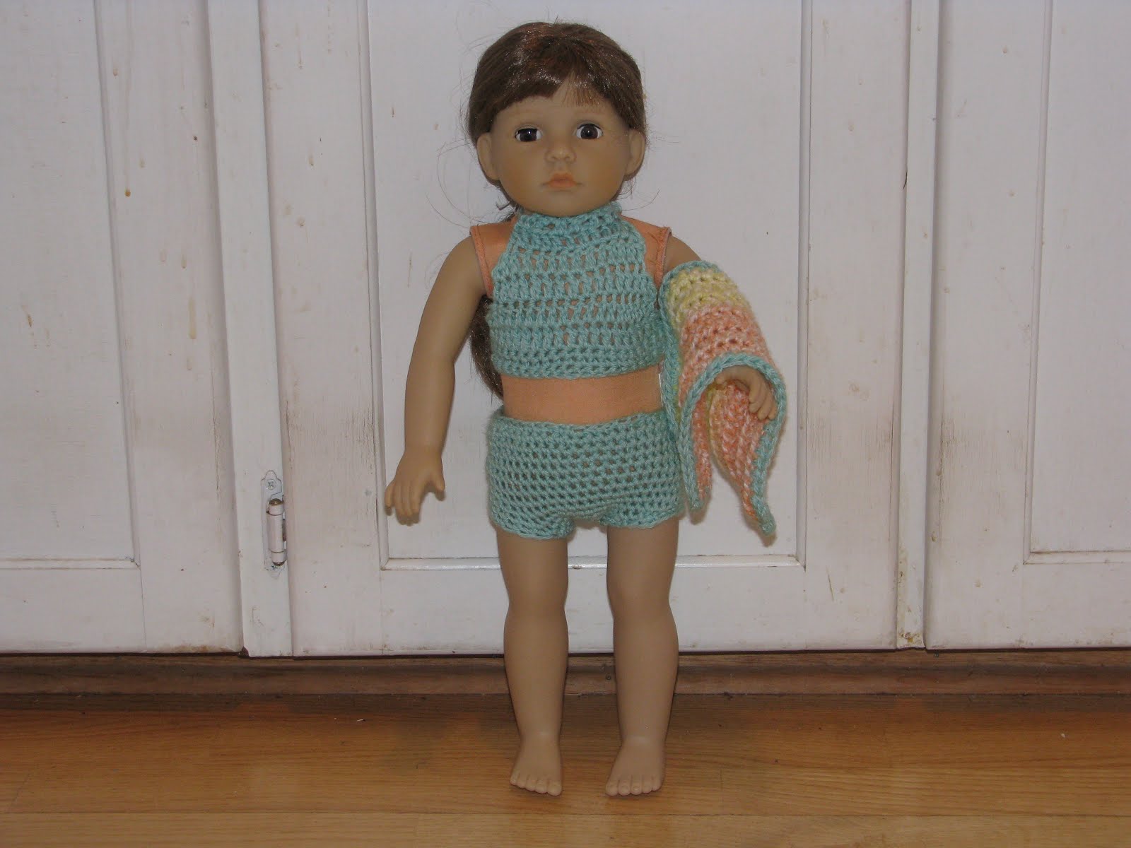 Craft Attic Resources American Girl Doll Two Piece Bathing Suit