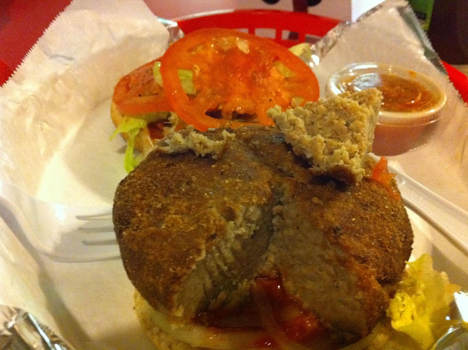 Marty's Flying Vegan Review Cool Al's. Vegan Fastish food in Jackson, MS