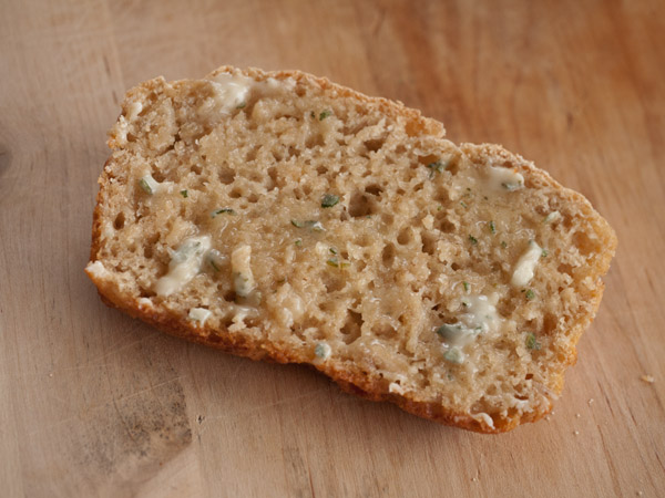 Honey-oat bread with sage butter