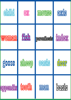 Verbs phrasal verb Brilliant in English: NOUNS