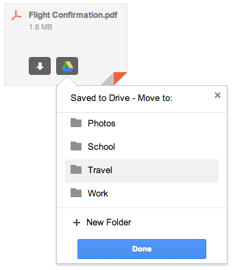 Save email attachments in the right Google Drive folders