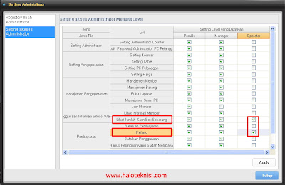 Setting Akses Admin Pada Smart Billing Setting Akses Admin Pada Smart Billing