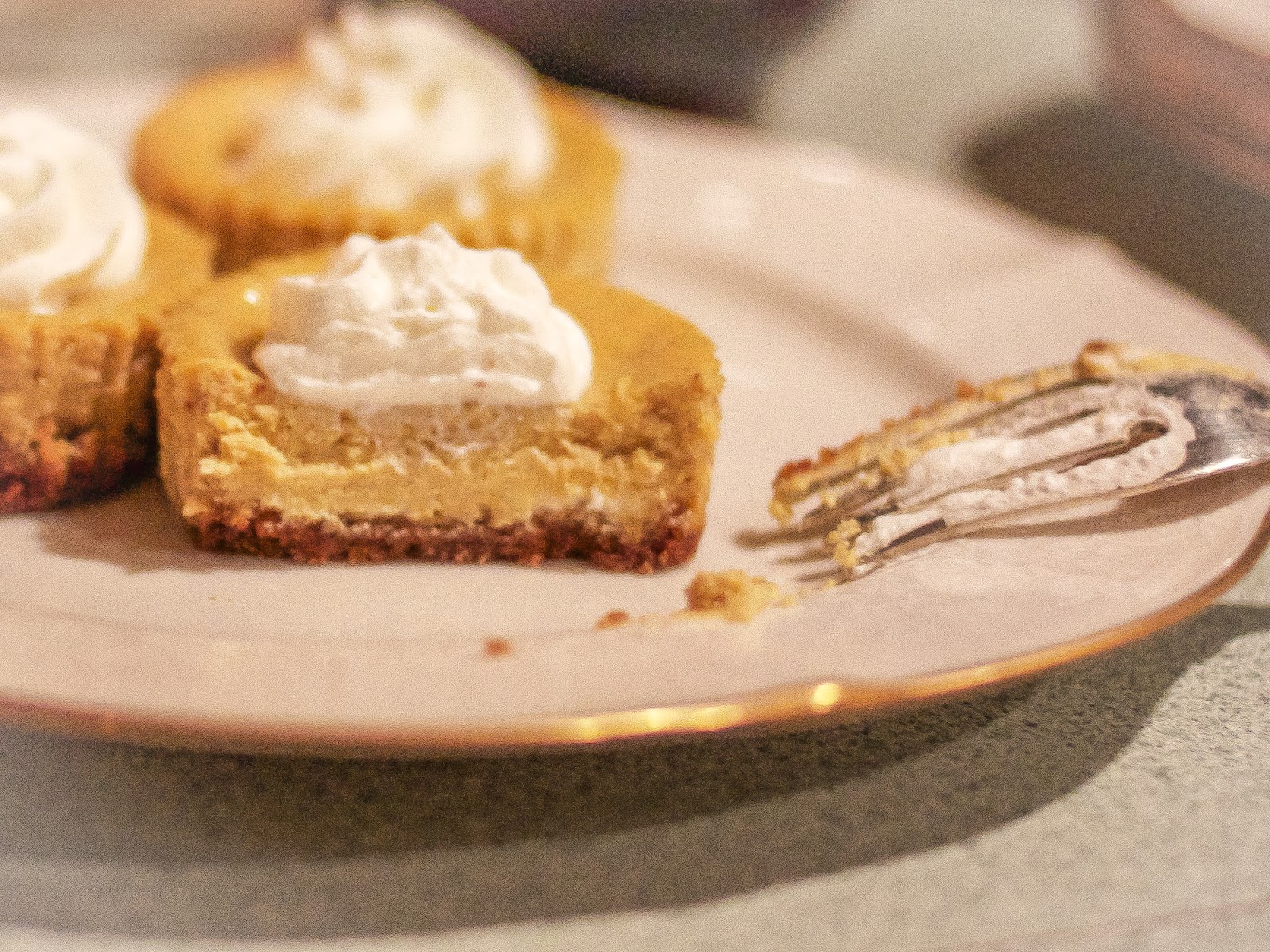 Mini Pumpkin Cheesecake with Ginger Snap Crust - Confectionary Tales of