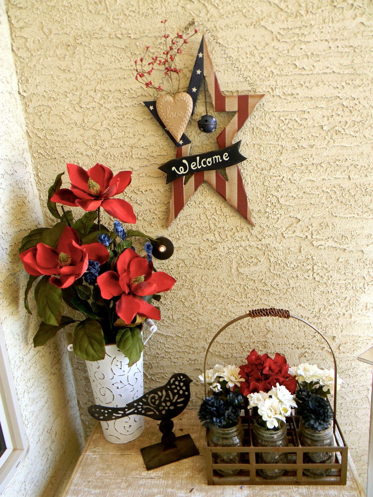 Little Bit of Paint 4th of July Porch