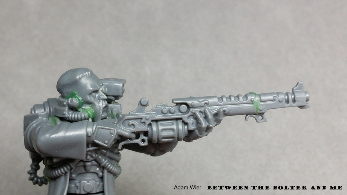 Between the Bolter and Me INQ28 Skitarii Ranger conversion Beltran