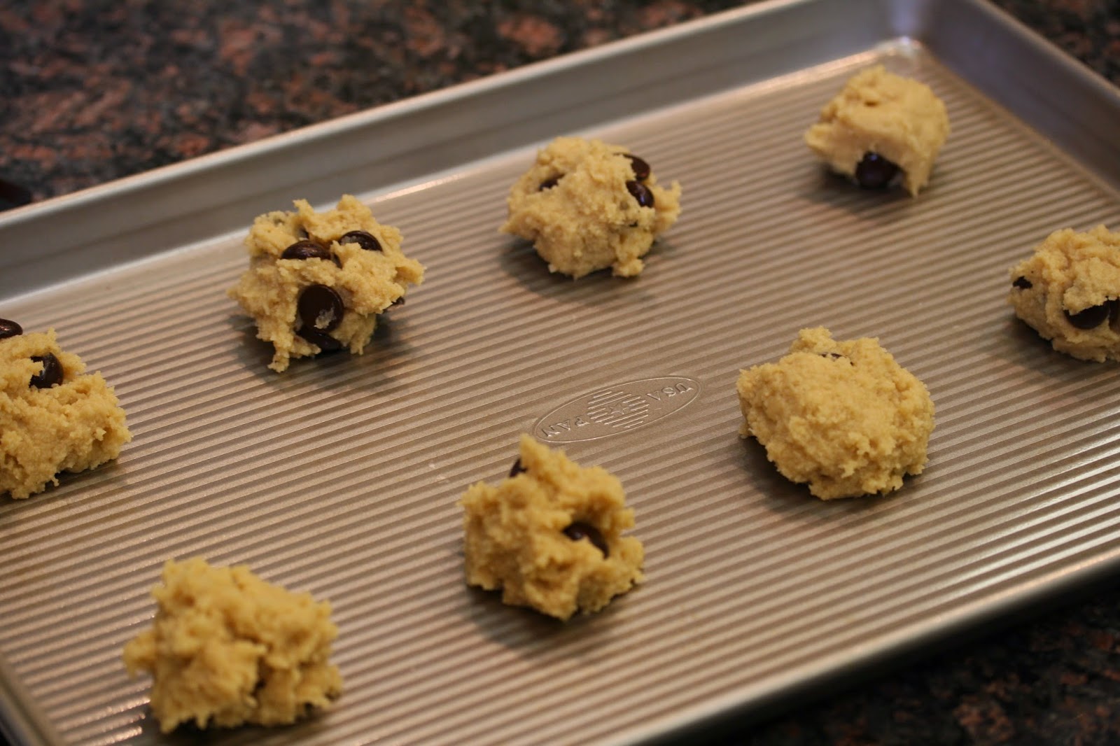 Almond Flour Chocolate Chip Cream Filled Cookie Sandwich In The