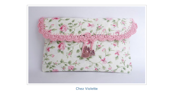 Pink Clutch By Chez Violette