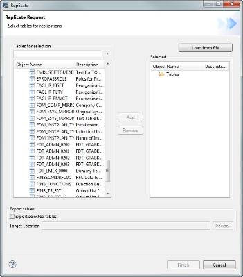 SAP SLT, SAP Mass Table