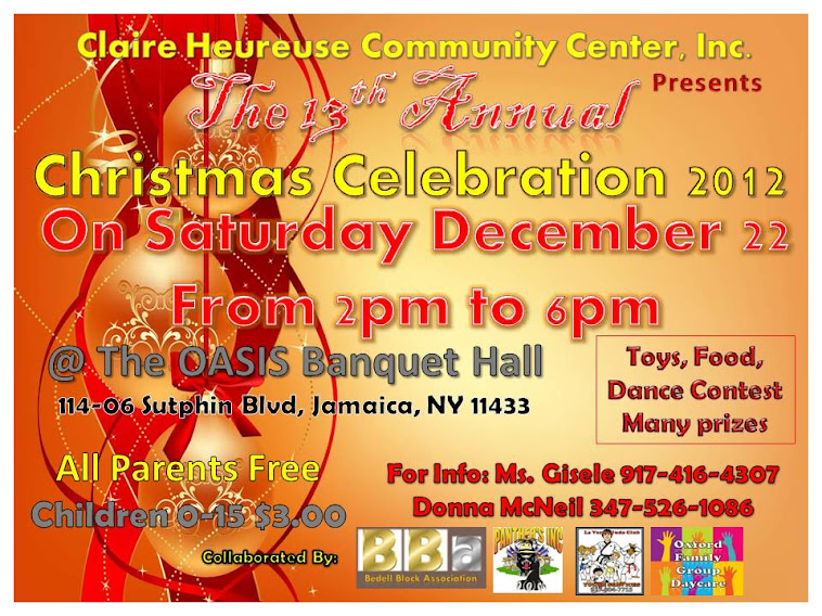 All are welcome at this year's 13th Annual Christmas Celebration