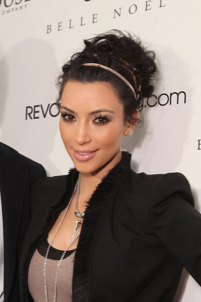 Ellie Boop Hot Hair A Pretty Updo With Kim Kardashian