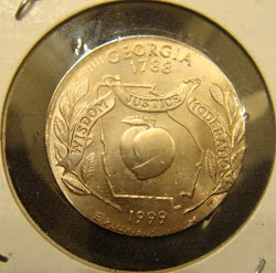 1999 Georgia Quarter Error Reverse
